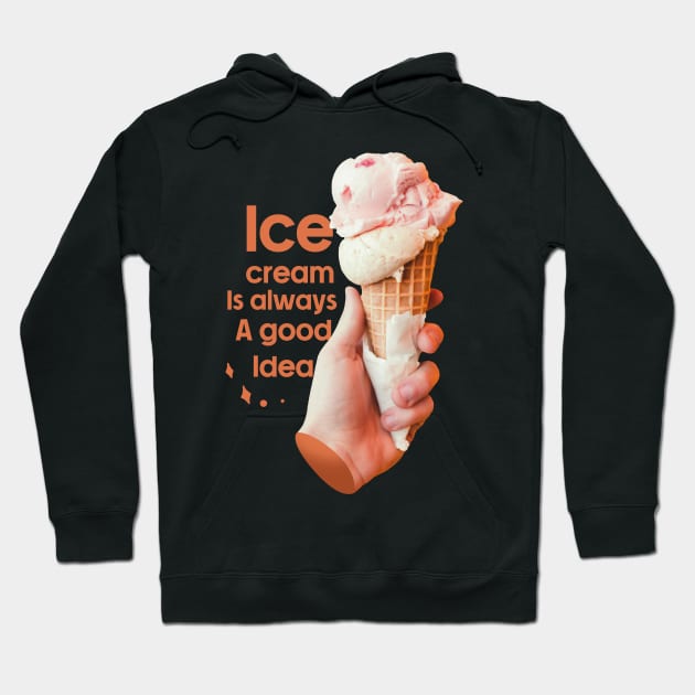 National Ice Cream Day Hoodie by SOF1AF